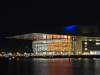 Operahuset 4  Operahuset : Operahuset opera København nat